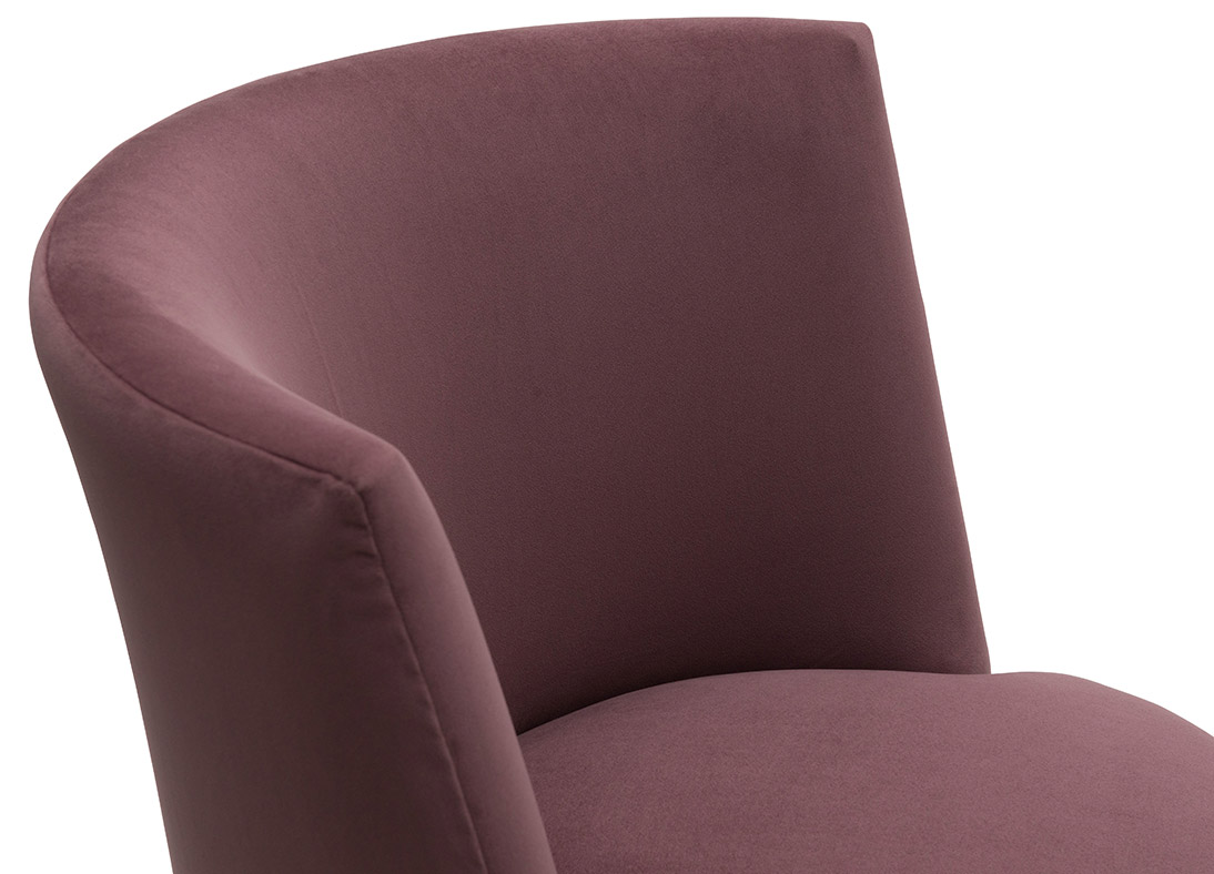 Coco Accent Chair Plum